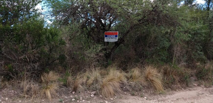 Lote esquina en B° El Tajamar Las Rabonas