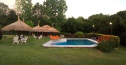 4 cabañas con chalet y pileta a 50 mt del río en Mina Clavero
