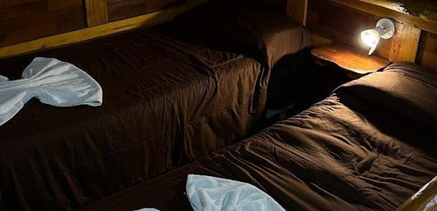 Espectacular complejo de cabañas con pileta climatizada en Nono