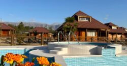 Espectacular complejo de cabañas con pileta climatizada en Nono