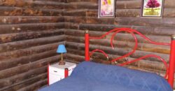 Complejo de 2 cabañas de tronco en Nono