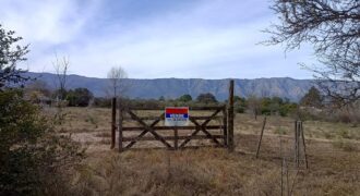 Fracción de terreno en El Alto de Nono con lindas vistas