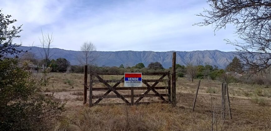 Fracción de terreno en El Alto de Nono con lindas vistas