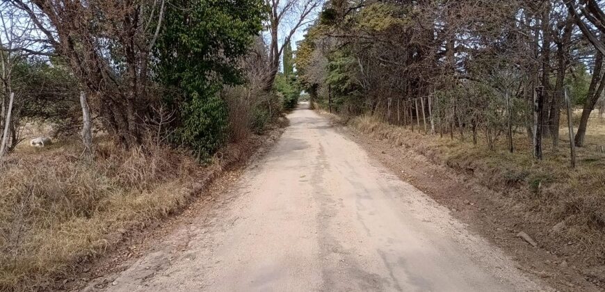 Fracción de terreno en El Alto de Nono con lindas vistas