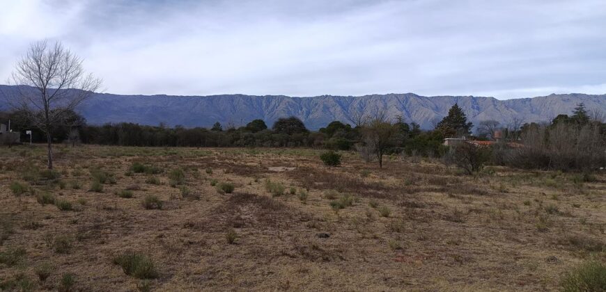 Fracción de terreno en El Alto de Nono con lindas vistas