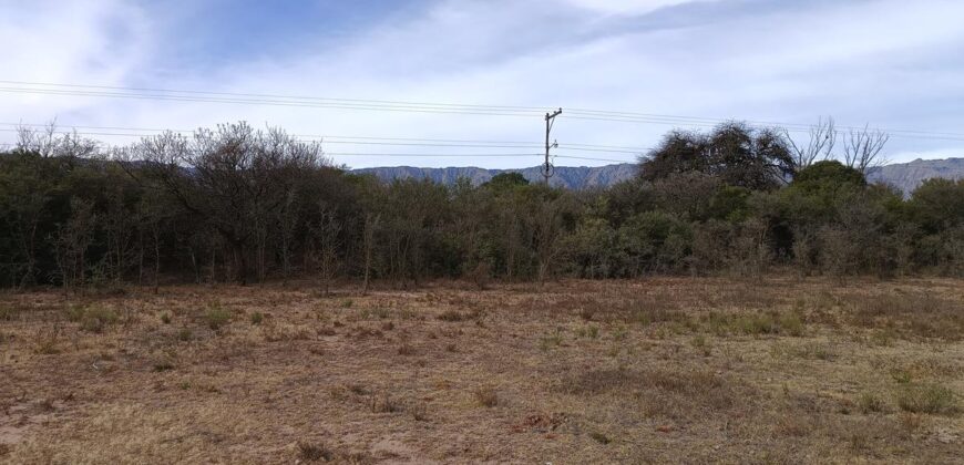 Fracción de terreno en El Alto de Nono con lindas vistas