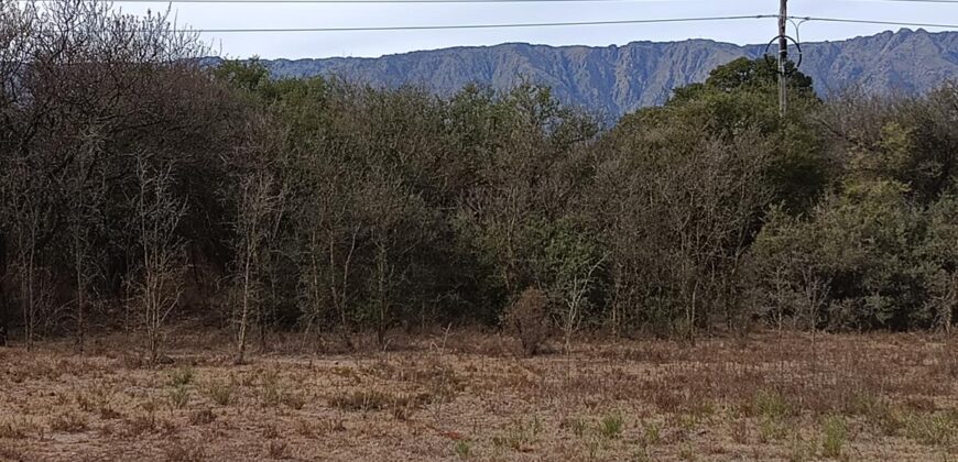 Fracción de terreno en El Alto de Nono con lindas vistas