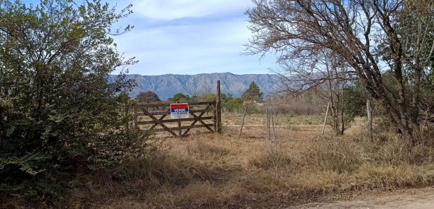 Fracción de terreno en El Alto de Nono con lindas vistas