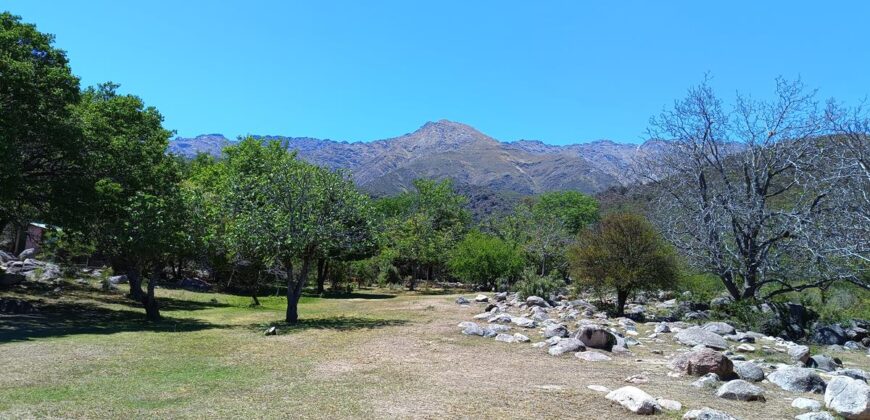 Chalet con cabaña, acequia y pileta con vistas únicas en la reserva de Los Hornillos
