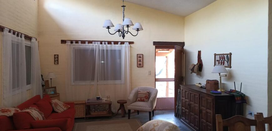 Chalet con cabaña, acequia y pileta con vistas únicas en la reserva de Los Hornillos