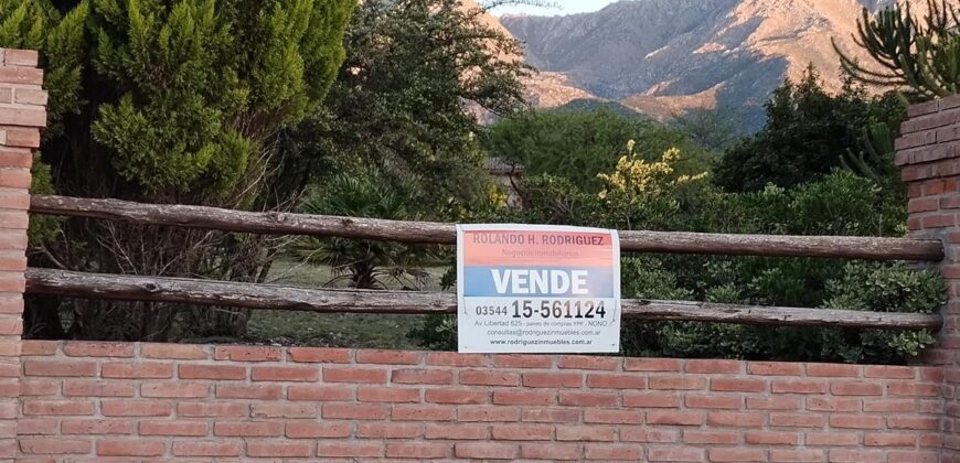 Chalet con pileta en Las Rabonas con lindas vistas