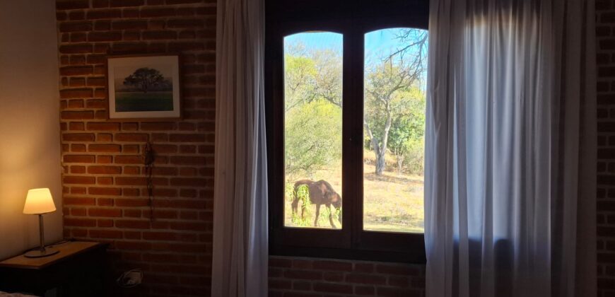 Imponente chalet con piscina infinita y costa de río en El Alto de Nono (RETASADA)