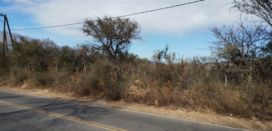Fracción terreno baldío 14. 960 m2 con frente sobre ruta en Nono
