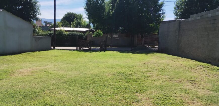 Terreno baldío cerca del río y centro en Mina Clavero