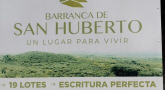 Espectacular loteo Barranca de San Huberto en Nono