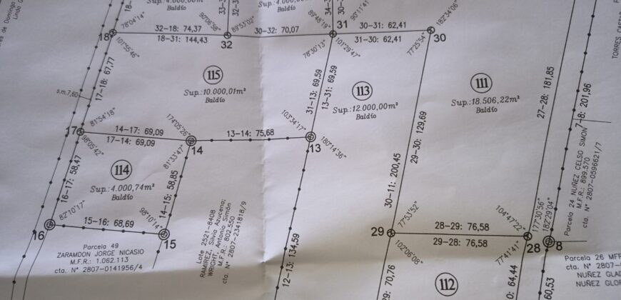 Terrenos en venta en «El Alto» Nono con lindas vistas